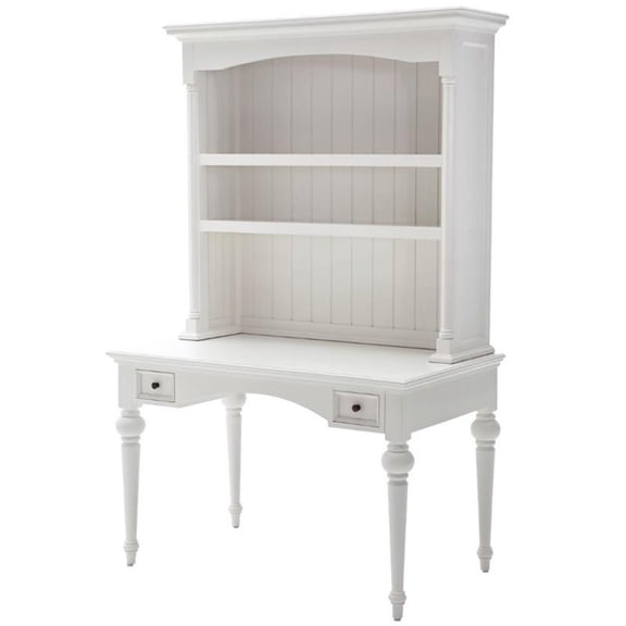 Beaumont Lane Secretary Desk in Pure White