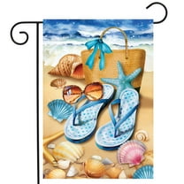 Briarwood Lane Welcome To the Beach Flip Flop Garden Flag