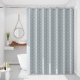 thumbnail image 1 of Waterproof shower curtain gray mesh single curtain without rod width 150*height 180 (with hanging ring), 1 of 1