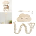 thumbnail image 1 of Soporte de macramé para zo de cabellero, pinzas colgantes cabellero, organizador de almacenamiento de diadema, decoración de pared Bohemia, - CUTICAT sostenedor del arco, 1 of 8