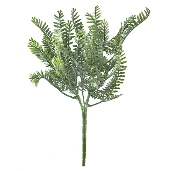Set of 4 Green Fern Bush Faux Plants And Trees