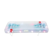 Summer Waves Inflatable Aqua Glow Aqua Pong Pool Game, Multicolor, for Adults, Unisex