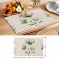 thumbnail image 6 of Vintage Spring Floral Placemats Set of 4 Pastoral Flowers Rustic Watercolor Place Mats Indoor Wipeable Table Mats Washable Cloth Dining Table Placemats for Kitchen Holiday Party Home Decor 13x19 Inch, 6 of 9