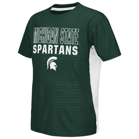 - Michigan State University Youth Tee Performance Poly Logo T-Shirt
