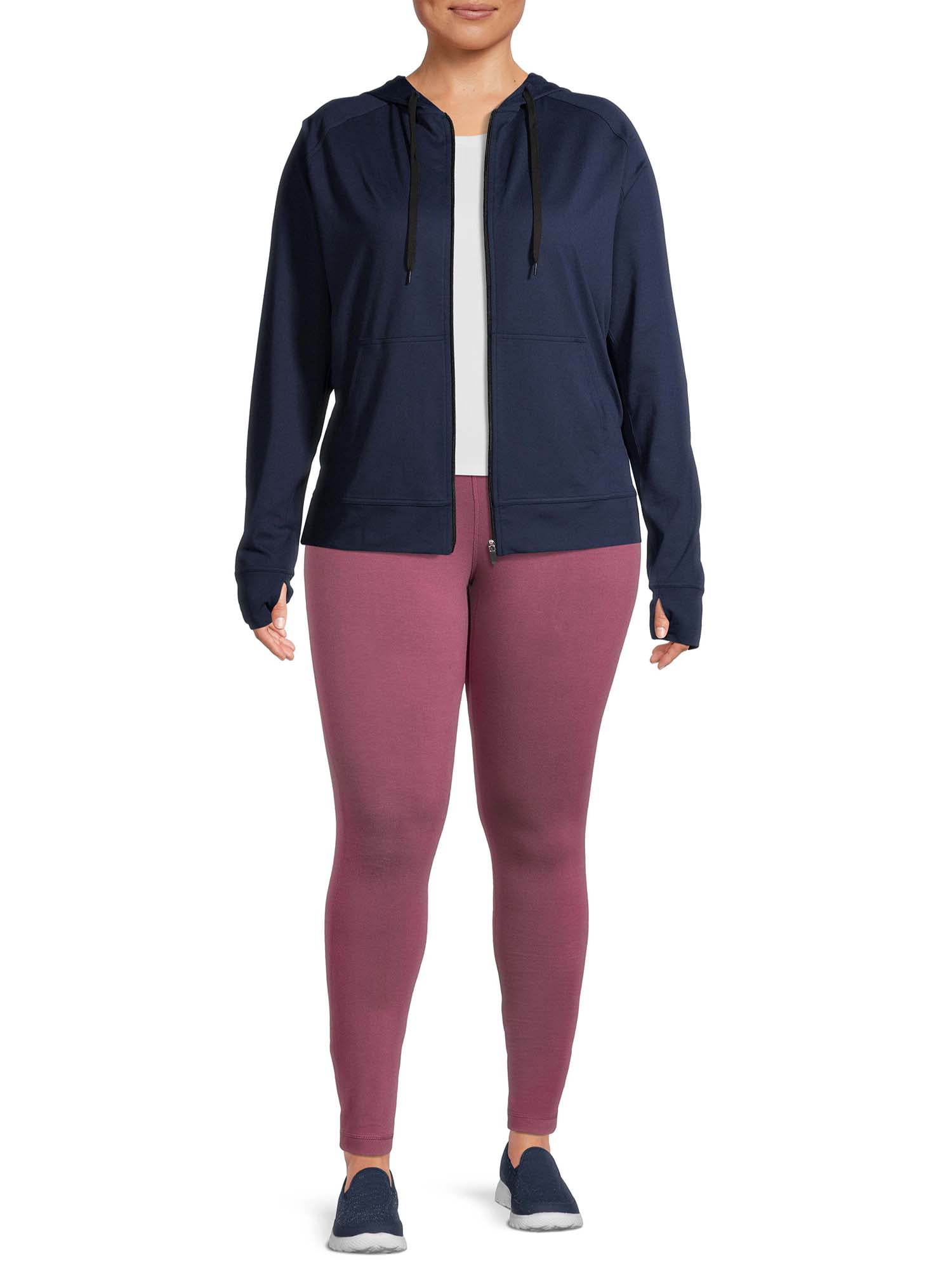 Athletic Works Women's Plus Size Dri More Ankle Leggings, 28"
