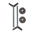 thumbnail image 1 of Adaptador para Barandilla Baby Gate Guru M8 Pack de 2 Bronce 12 cm, 1 of 8