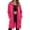 Pink, variant on Inglocry Women Casual Zip up Polyester Hoodies, Fashion Long Hoodies Sweatshirts, Oversized Casual Fall Winter Hoodie Jackets Dark Purple L