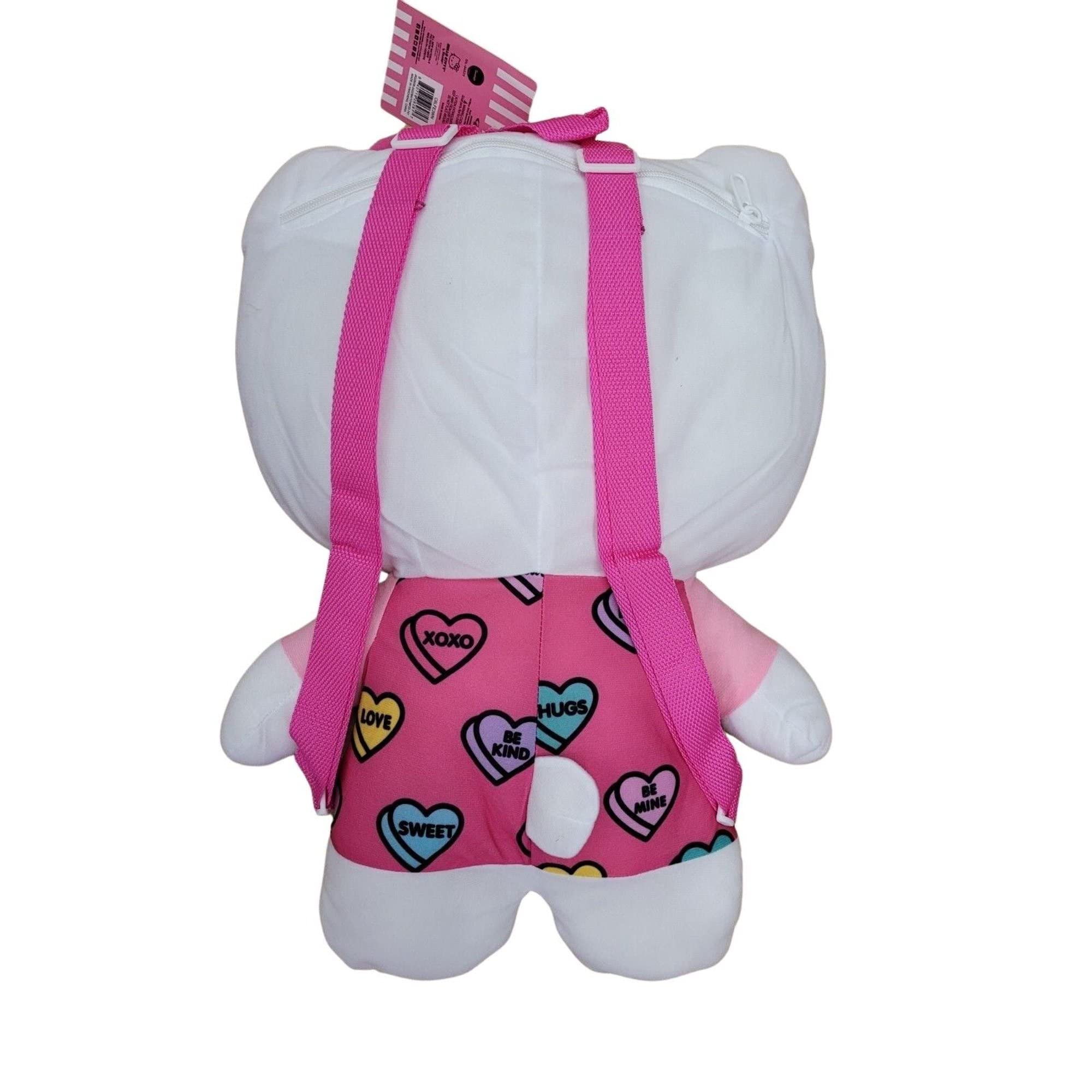 emo hello kitty backpack Plush Crossbody Bag (Rock 'n' Check Series) The ever iconic Hello Kitty meets timeless sophistication with the Sanrio Monochrome Birthday Twins Backpack AI ACCESSORY INNOVATIONS Hello Kitty