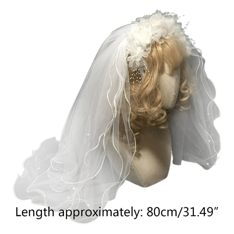 Pearl Bride Veil Headband