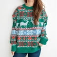 thumbnail image 4 of Christmas Sweaters for Women 2025 Long Sleeve Crewneck Vintage Xmas Pullover Sweater Jumper Tops, 4 of 6