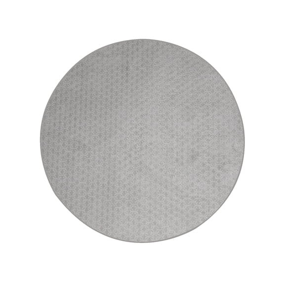 Furnish My Place Custom Valid Rug - 3 ft., Round, Grey, Floor Rug for Patio, Garden, Hallway, Living Room