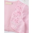 thumbnail image 5 of DPOIS Kids Girls Open Front Beaded Wedding Flower Shurg Bolero Cardigan Princess Dress Coat, 5 of 7