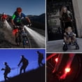 thumbnail image 2 of Juego Luces LED Traseras Y Delanteras Silicona para Bicicleta Lámpara Advertencia Trasera, 2 of 9