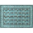 thumbnail image 1 of Ahgly Company Indoor Rectangle Persian Light Blue Traditional Area Rugs, 7' x 10', 1 of 4