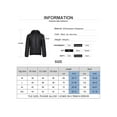 thumbnail image 4 of Gvmfive Men Cotton Padded Hooded Jacket Full Zip Side Pockets Casual Warm Coat, 4 of 4