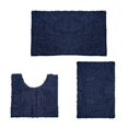 thumbnail image 2 of 3 piezas de juegos de alfombras de baño suaves antideslizantes alfombras de baño absorbentes de lujo peludas alfombras de baño para bañera Baoblaze alfombra de baño, 2 of 8