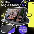 thumbnail image 4 of JETech Wallet Case for Samsung Galaxy A15 5G / 4G 6.5-Inch, Shockproof PU Leather Magnetic Flip Cover with Card Holder, Stand Feature and Full Camera Protection (Black), 4 of 6