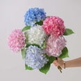 thumbnail image 6 of Holloyiver 20.8In Hydrangea Artificial Flowers, Latex Large Real Touch Faux Hydrangea Flowers with Stems for Home Decor Outdoor Valentine’s Day Bouquets DIY Floral Arrangements, 6 of 6
