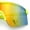 Yellow - Yellow Mirror, variant on Xloop Boys Child Size MTB Shield Color Mirror Rimless Plastic Sport Sunglasses [Orange - Blue Mirror]