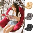 thumbnail image 2 of Alfombrillas de cesta colgante para columpio, cojín reclinable para Hamaca, almohadas para sillón de jardín, Patio, Patio, playa (sin columpio) Fivean unisex, 2 of 2