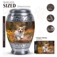 thumbnail image 2 of Cheerful Corgi Capers Urns For Adult Male Dad - Metal Urns For Human Ashes - Funeral Urns For Human Ashes Adult - Tiny Urns For Human Ashes - Urn For Mom & Dad Ashes (Size -3inch,1pc), 2 of 5