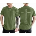 thumbnail image 5 of Christian Shirts for Men Vintage Religious Cross Bible Verse T-Shirt Jesus Faith Tshirt Inspirational Graphic Tee, 5 of 5