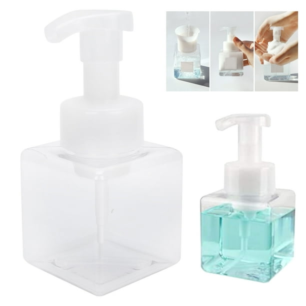 Fosa 250ml Foaming Soap Dispenser Refillable Pump Bottle for Bathroom Liquid Soap Shampoo Body Wash Refillable Pump Bottle Liquid Soap Dispenser