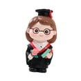 thumbnail image 4 of Figura de graduación, estatua de resina, figurita decorativa, mini artesanías, personas en miniatura Estatua de mujeres, 4 of 9