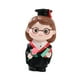 thumbnail image 4 of Figura de graduación, estatua de resina, figurita decorativa, mini artesanías, personas en miniatura Estatua de mujeres, 4 of 9