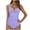 Purple, variant on RQYYD One Piece Swimsuit Women's Tummy Control Swimsuits Ruched Slimming One Piece Bathing Suit Deep V Neck Swimsuit for Women