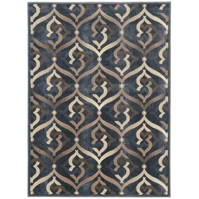 Radici 3796-1021-GREY 5 ft.3 x 7 ft.3 Iseo Area Rug - Grey