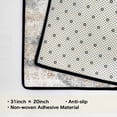 thumbnail image 2 of Modern Abstract Kitchen Mat 31"x20" Non Slip Soft Plush Low Profile Kitchen Rug, Textured Sink Mat for Laundry Room Bedroom Office, 2 of 6