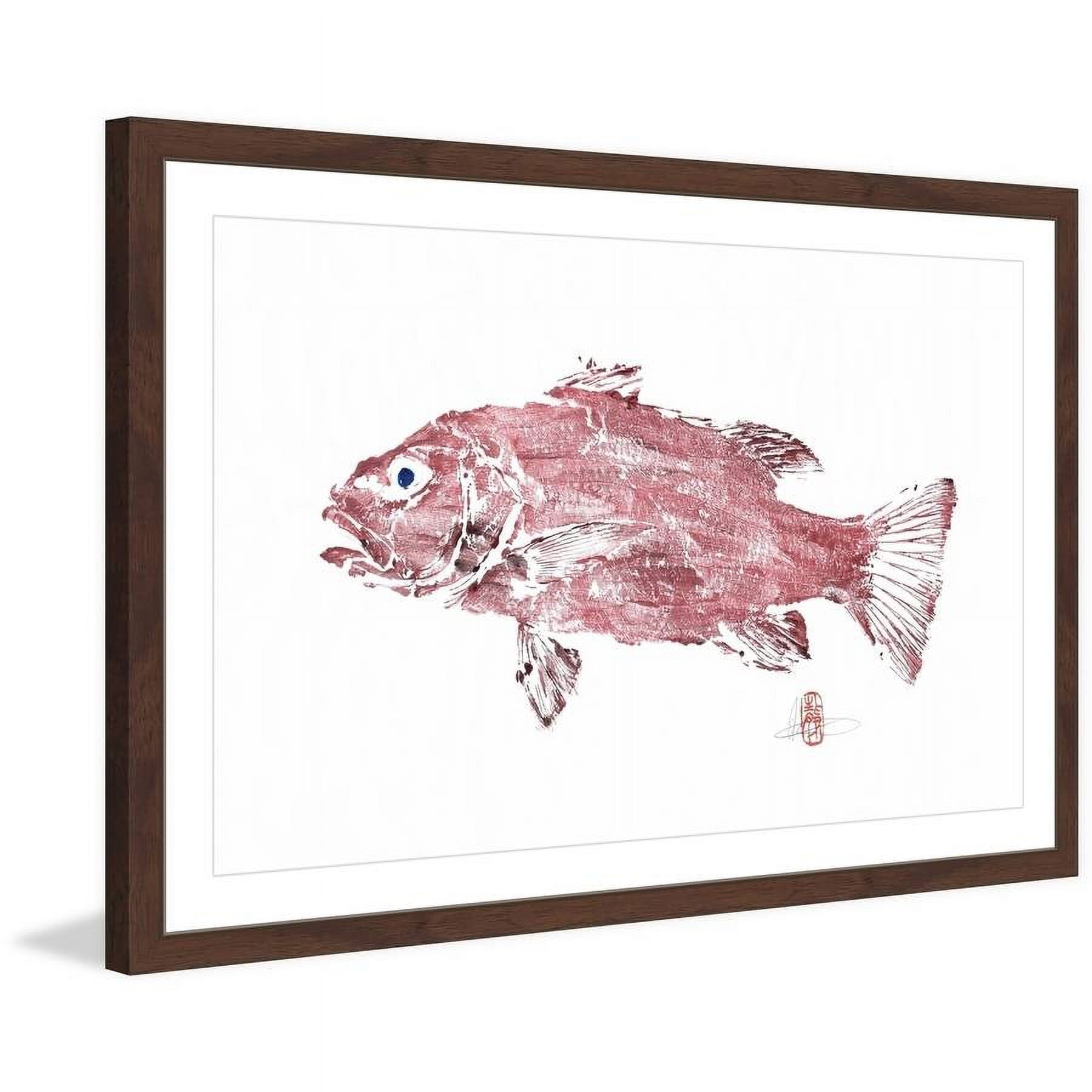 "Cubera Snapper" Framed Painting Print