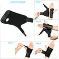 thumbnail image 3 of TOPINCN Wrist Brace Breathable Neoprene Night Sleep Splint Adjustable Brace (Right hand), 3 of 10