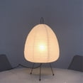 thumbnail image 5 of Japanese Rice Paper Lantern LED Table Lamp Living Room Bedroom Bedside Study Hotel Homestay Tripod Floor Lamp EU Plug, 5 of 5