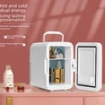thumbnail image 4 of Espejo de aumento para refrigerador de automóvil Espejo de aumento de doble uso para el hogar para el automóvil Mini refrigerador congelador para conservación de mascarillas cosméticas, 4 of 4