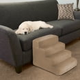 thumbnail image 4 of PETMAKER 4-Step Foam Pet Stairs for Puppies, Kittens, and Older Pets (Tan), 4 of 7
