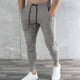 thumbnail image 1 of Pantalones deportivos de moda para hombre, con cordón ajustable y múltiples bolsillos, de poliéster y elastano., 1 of 8