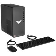 HP Victus 15L Gaming Desktop Computer Bundle PC, AMD Ryzen 7 Processor, AMD Radeon Graphics, 16 GB SDRAM, 512 GB SSD, Windows 11 Home OS, Wi-Fi 6 and Bluetooth (TG02-0130, 2022)