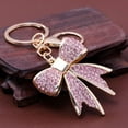 thumbnail image 3 of Sparkly Bow Bag Charm Keychain - Rhinestone Bow Key Chain for Women - Cute Purse Handbag Charms Accessories, 3 of 6