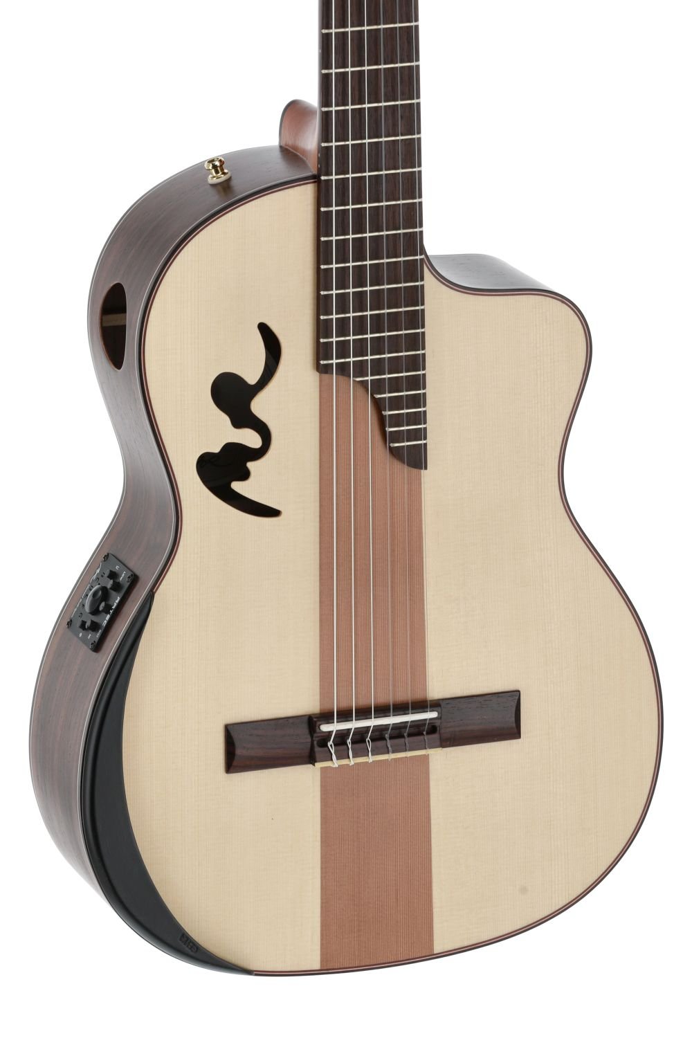 Manuel Rodriguez Electro-Acoustic Guitar Café Cortado, Indian Rosewood 4/4