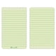 thumbnail image 3 of Cuaderno Rite in the Rain resistente a la intemperie 3 x 5 espiral superior cubierta verde paquete de 3 No 935-3, 3 of 3