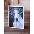 thumbnail image 2 of Curious Great Dane Greeting Cards and Envelopes Pack of 8, 2 of 2