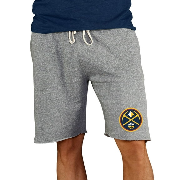 Men's Concepts Sport Gray Denver Nuggets Mainstream Terry Shorts