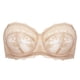 thumbnail image 4 of Sostén DOBREVA 38D Sin Tirantes de Encaje Sin Relleno Convertible Beige, 4 of 5