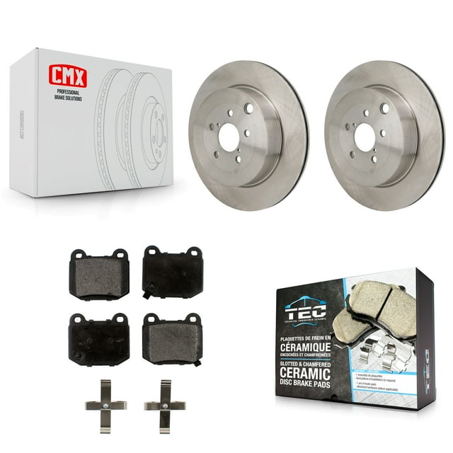 Transit Auto Rear Disc Brake Rotors and Ceramic Pads Kit for Car Subaru BRZ Toyota 86 with Brembo Brakes K8T-104753