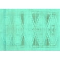 thumbnail image 1 of Ahgly Company Indoor Rectangle Persian Turquoise Blue Traditional Area Rugs, 2' x 3', 1 of 4
