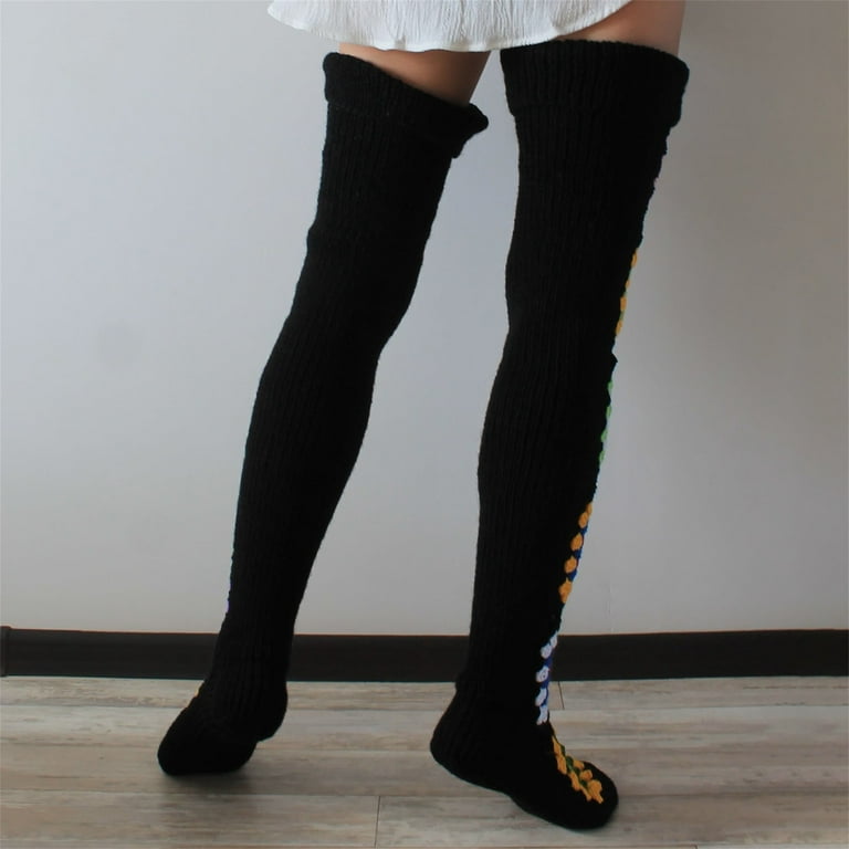 Carly Cable Knit Tights with Socks