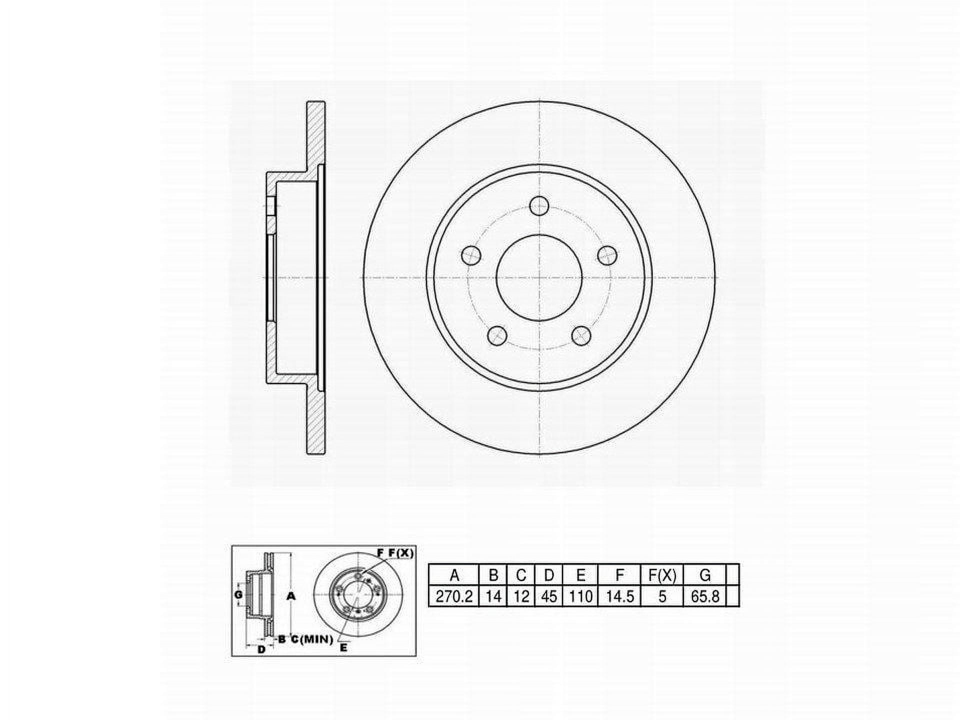 Winstop Brake Rotor, Rear WS238911, Chevrolet Malibu 2012-2004