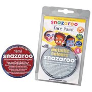 Snazaroo Face Paint - Classic Colors - Silver - 18ml, Carded